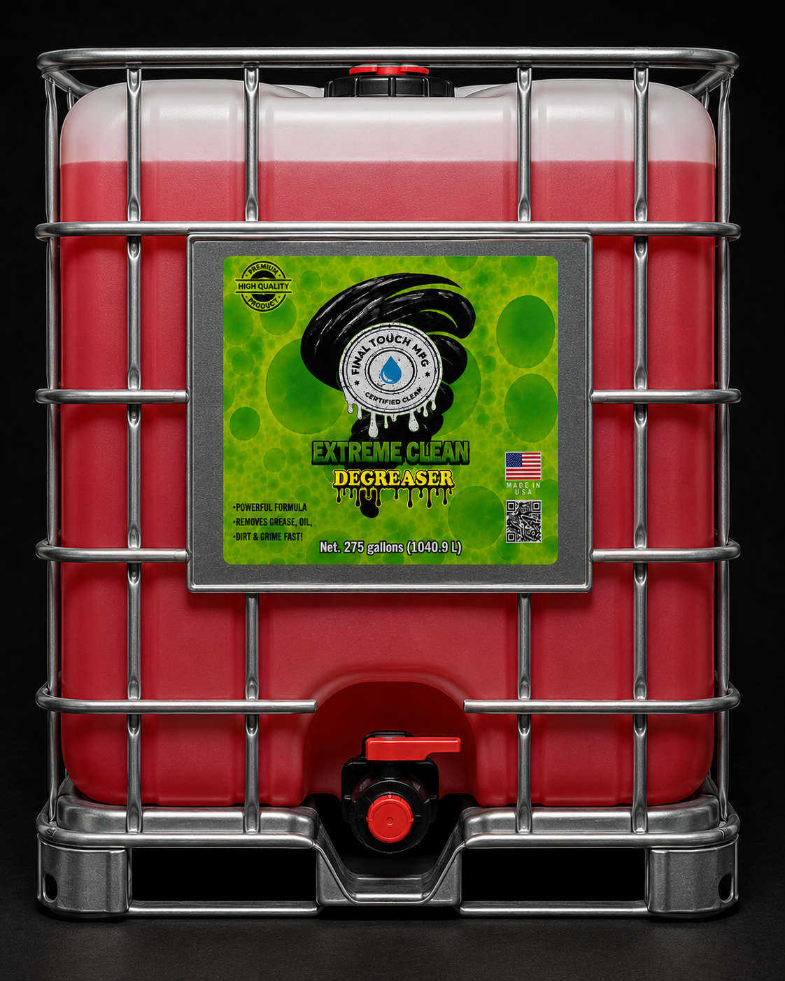 FINAL TOUCH MFG EXTREME CLEAN DEGREASER | POWERFUL MULTI-PURPOSE CONCENTRATED CLEANER