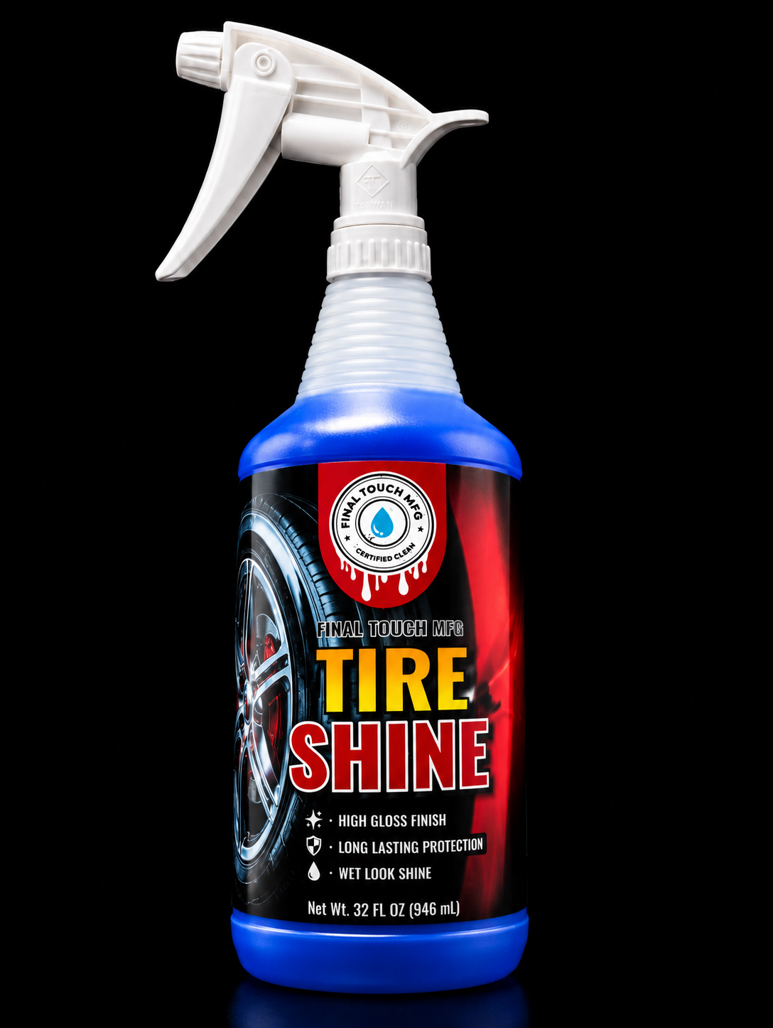 FINAL TOUCH MFG SILICONE TIRE SHINE | LONG LASTING SHOWROOM FINISH