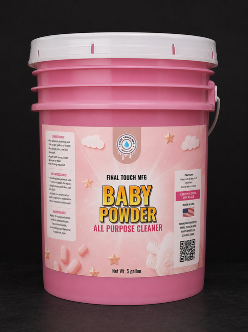 FINAL TOUCH MFG ALL PURPOSE CLEANER – BABY POWDER SCENTED