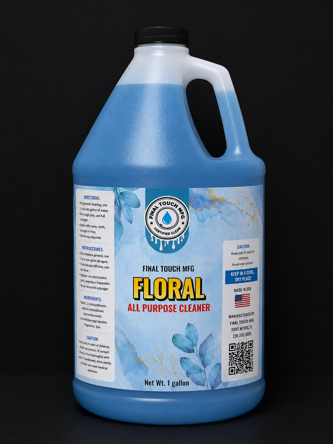 FINAL TOUCH MFG ALL PURPOSE CLEANER – FLORAL SCENTED