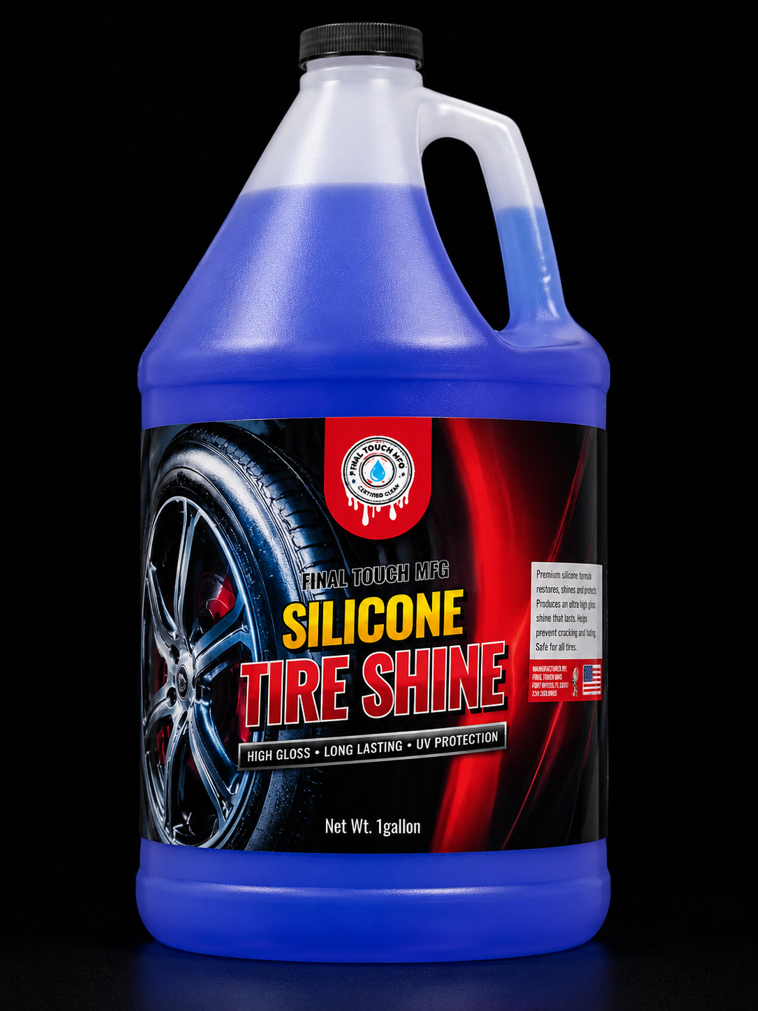 FINAL TOUCH MFG SILICONE TIRE SHINE | LONG LASTING SHOWROOM FINISH