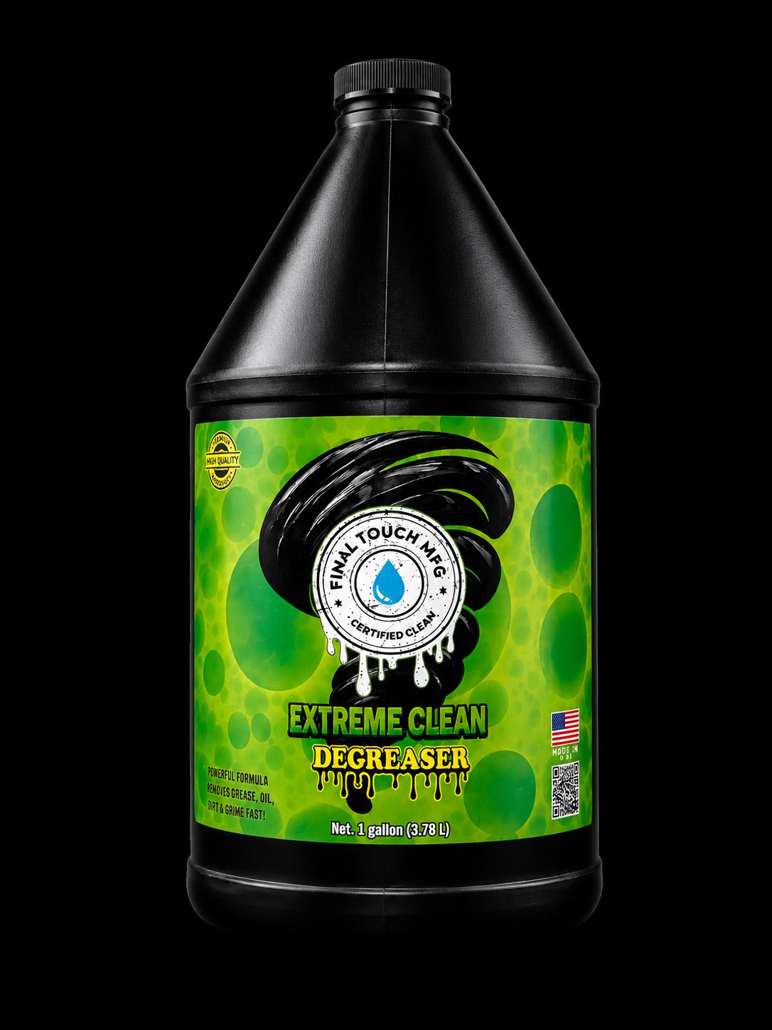 FINAL TOUCH MFG EXTREME CLEAN DEGREASER | POWERFUL MULTI-PURPOSE CONCENTRATED CLEANER