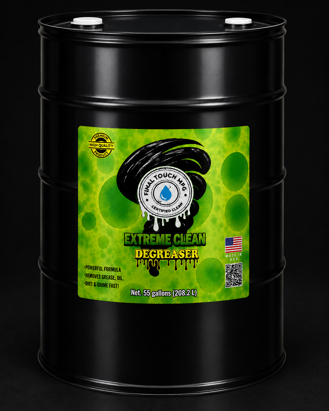 FINAL TOUCH MFG EXTREME CLEAN DEGREASER | POWERFUL MULTI-PURPOSE CONCENTRATED CLEANER